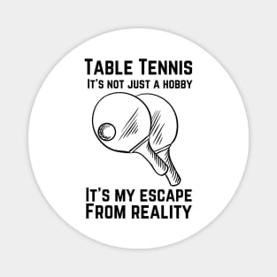 Table Tennis Ping Pong Player Lover Magnet